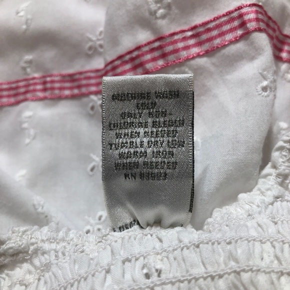 Starting Out Pink Rose & Eyelets Infant Dress - Picture 5 of 5